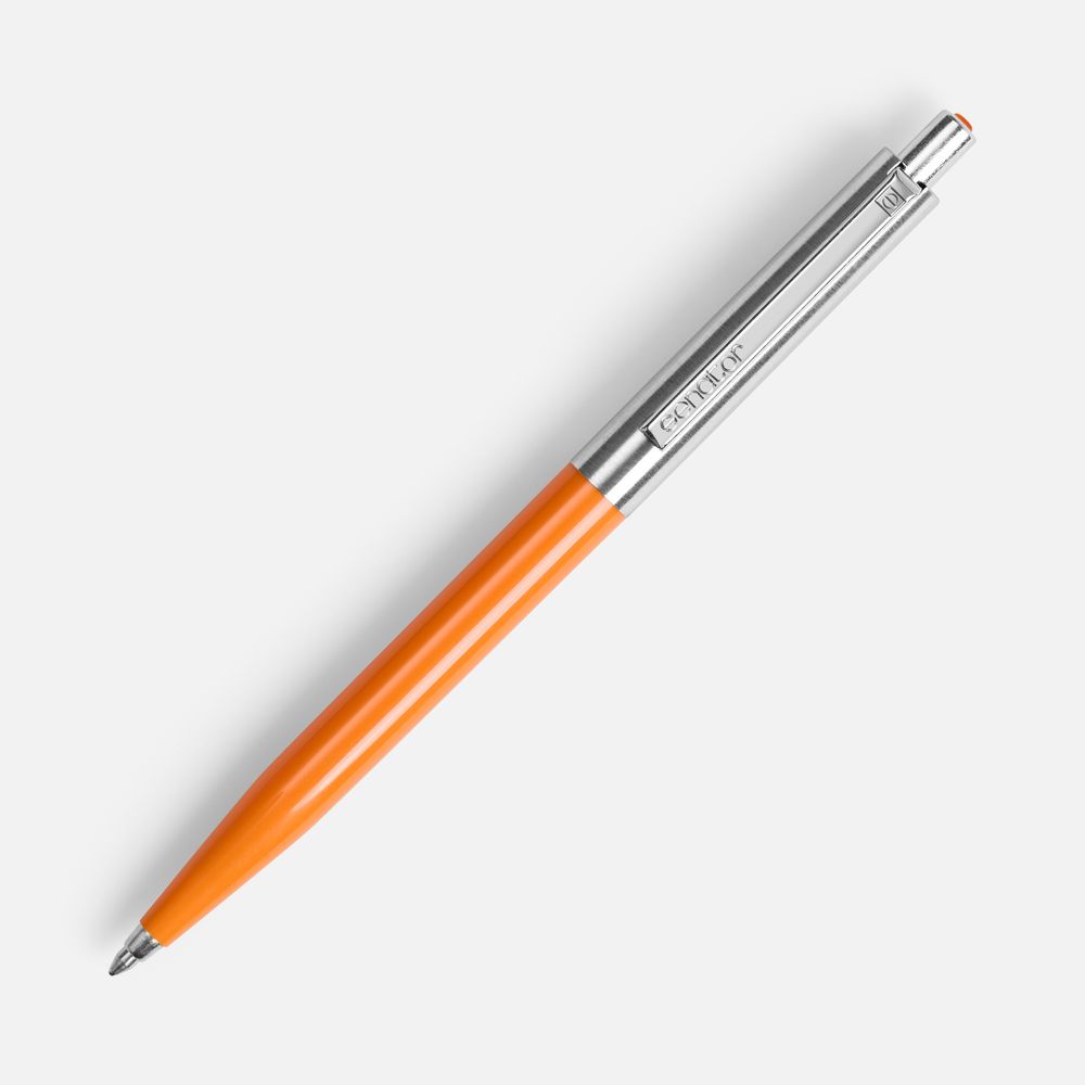 Ручка шариковая Senator Point Metal, ver.2, оранжевая