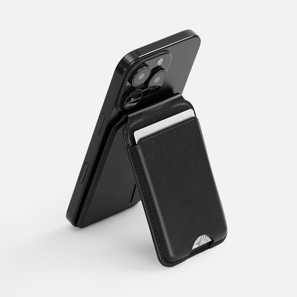 Магнитный картхолдер с подставкой для телефона Kortti Pro