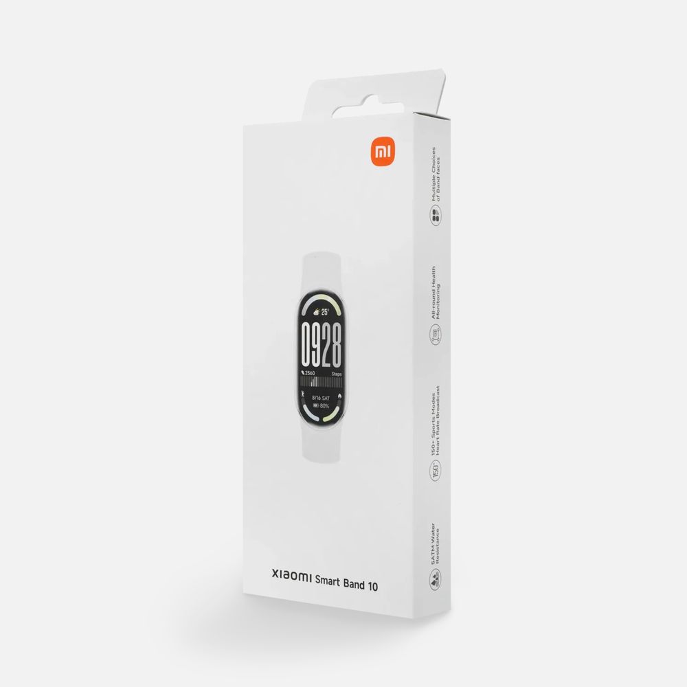 Фитнес-браслет Xiaomi Smart Band 10, серебристый