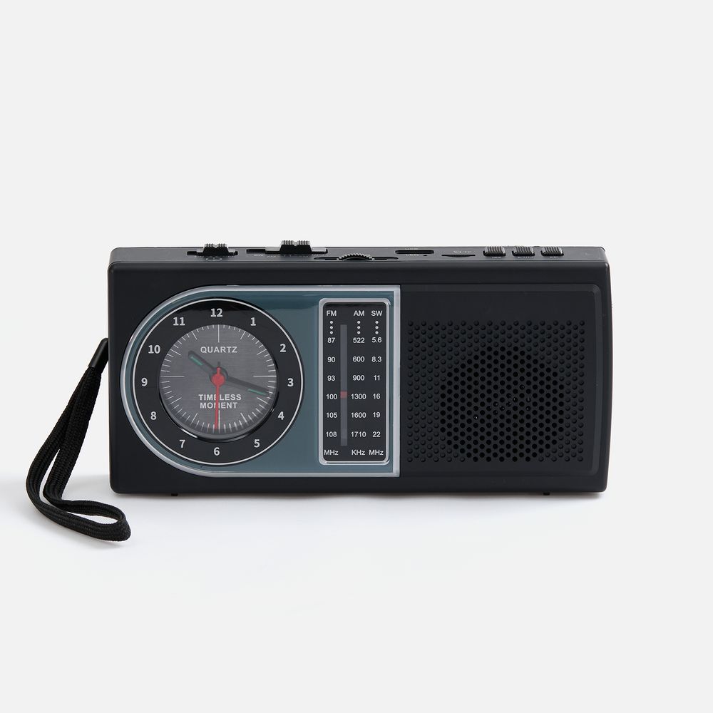 Bluetooth-колонка с радио Comradio, черная