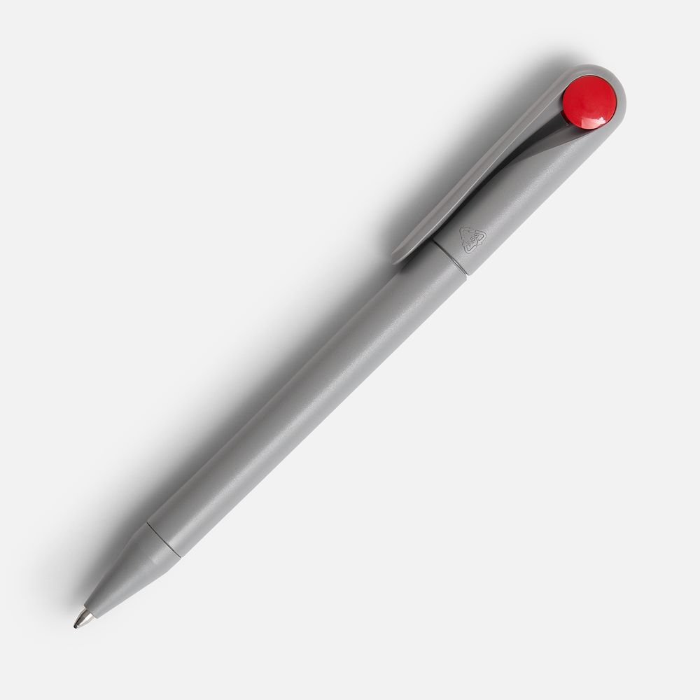 Ручка шариковая Prodir DS1 TMM Dot, серая с красным