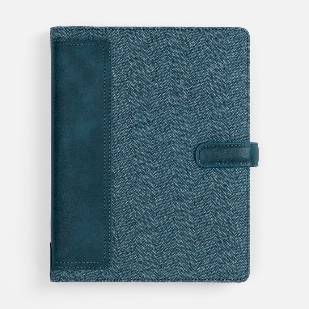 Ежедневник-органайзер Twill, недатированный, синий
