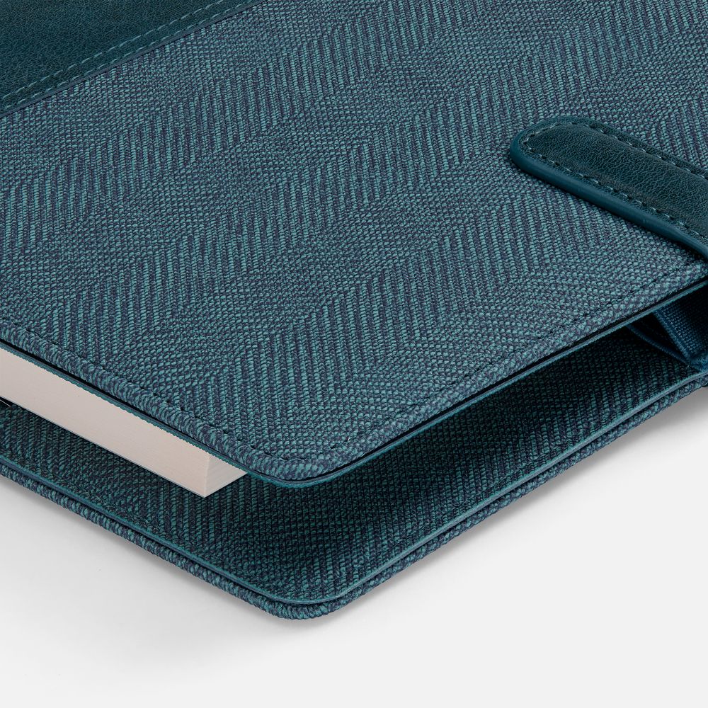 Ежедневник-органайзер Twill, недатированный, синий