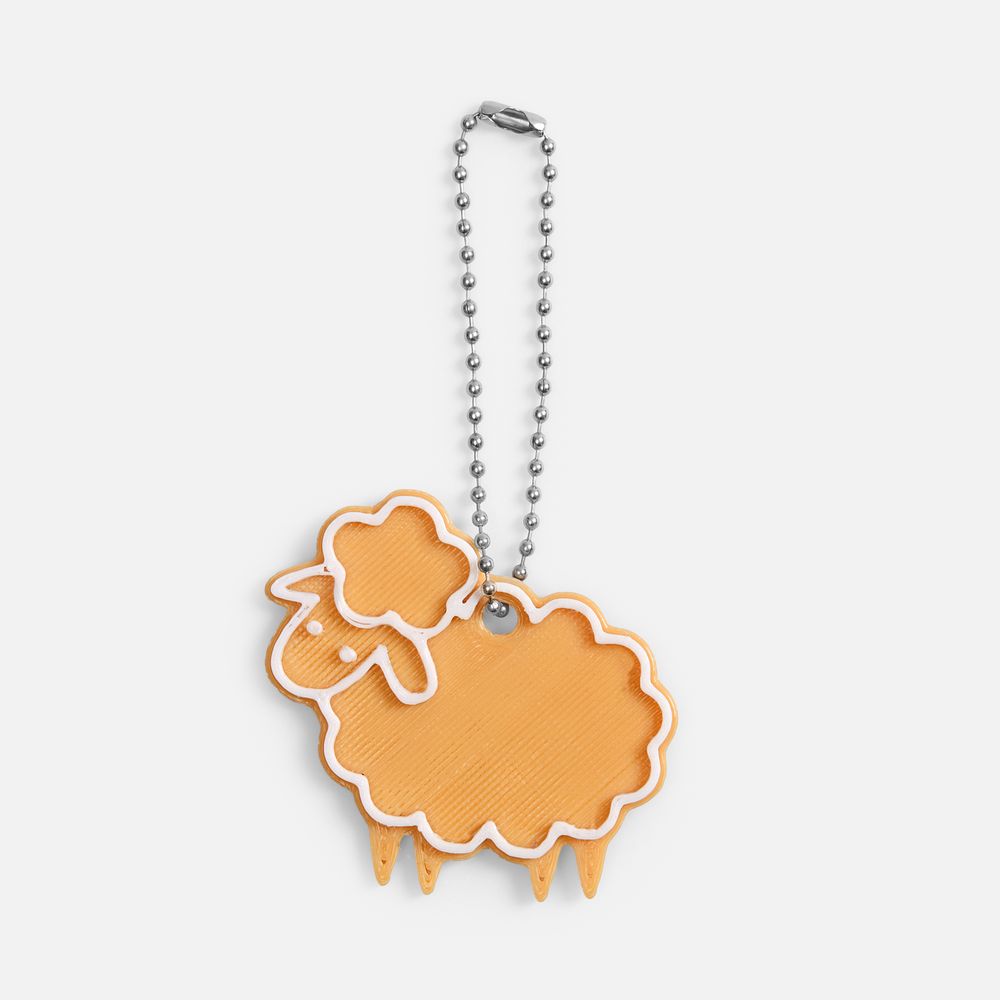 Мини-подвеска «Пряник», 3D-печать на заказ, овечка