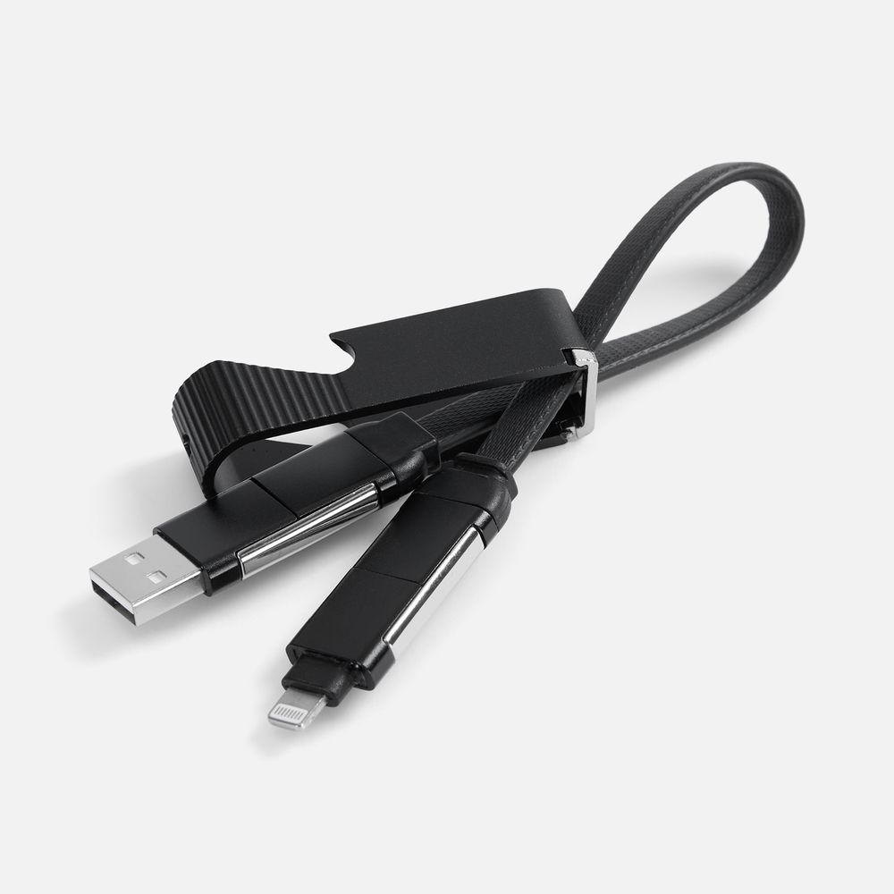 Кабель c переходниками Unicord, черный