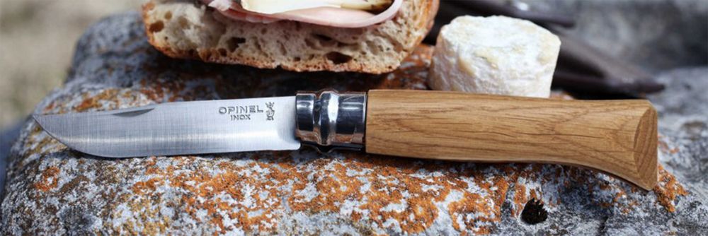 Нож Opinel No 8, дуб
