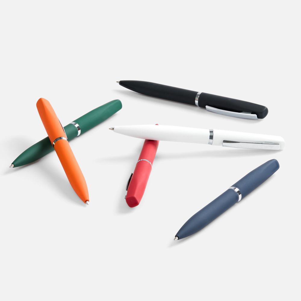 Ручка шариковая Bolt Soft Touch, синяя