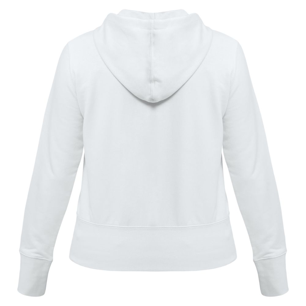 Толстовка женская Hooded Full Zip белая